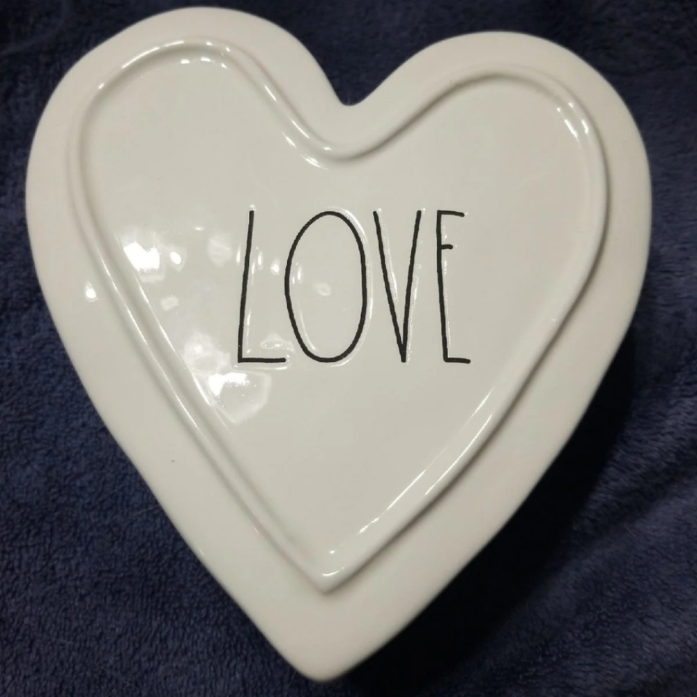 Rae Dunn LOVE trinket container